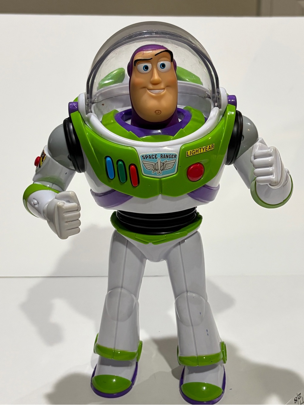 Toy Story 12" Talking Buzz Lightyear Action Figure (Thinkway) - Electronics Work